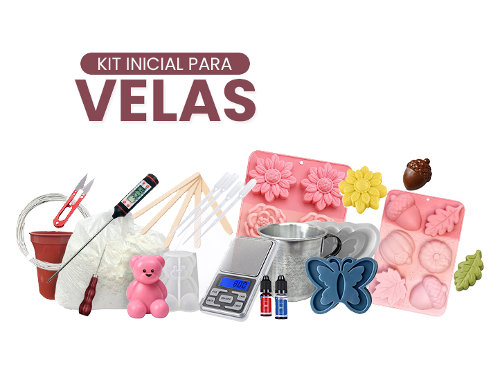 Nuevo kit inicial para fabricar velas